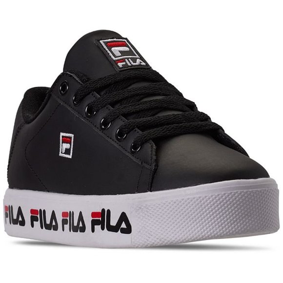 NEW Fila Big Kids Multilogo Premium Casual Sneakers - Picture 5 of 8